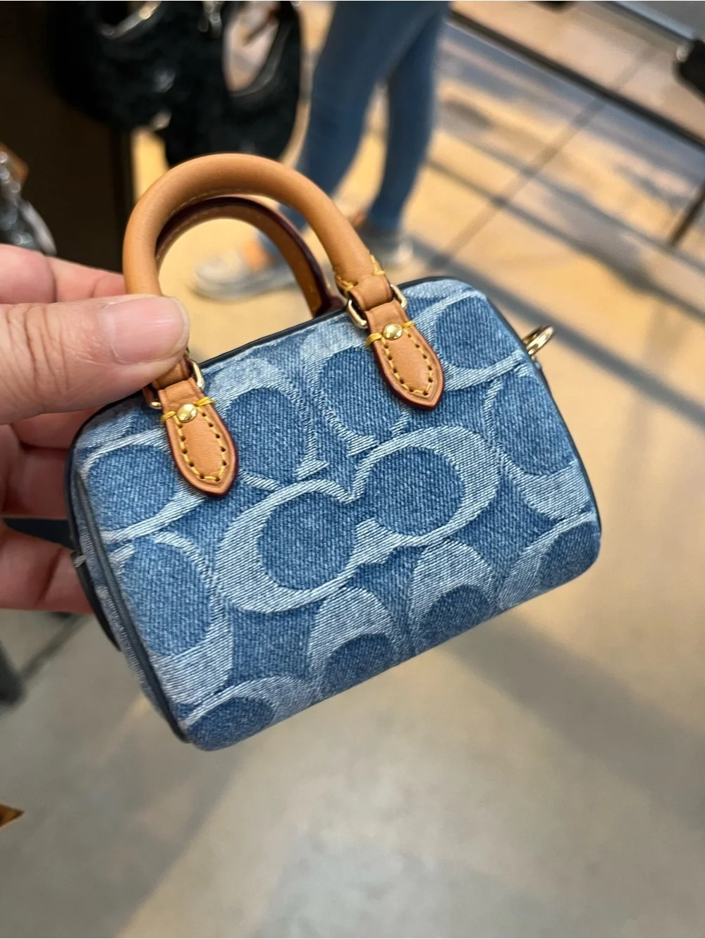 NWT Coach Mini Rowan Bag Charm